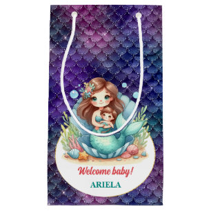 Sweet Little Mermaid Baby Small Gift Bag