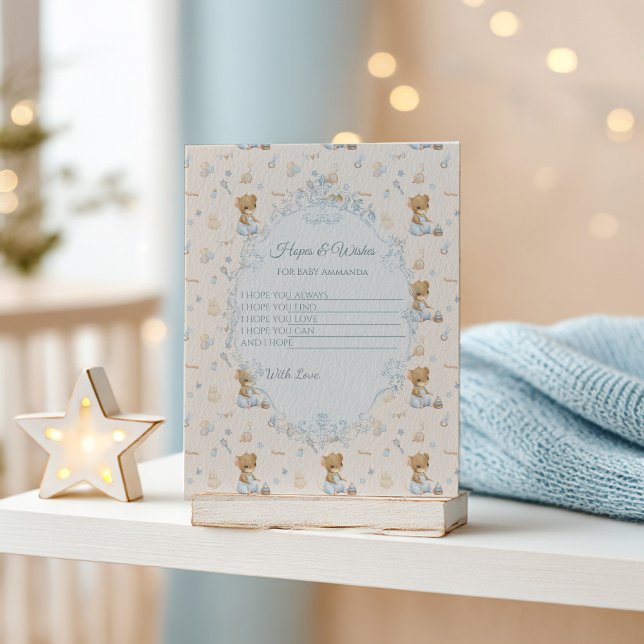 Sweet Little Mouse Baby Shower Enclosure Card (Creator Uploaded)