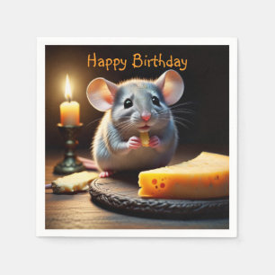 Sweet Little Mouse Napkin