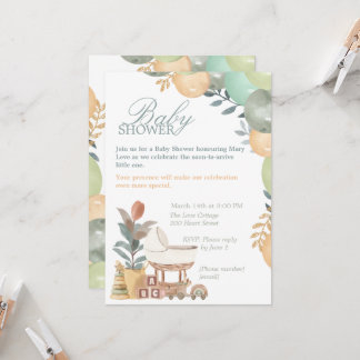 Sweet Little One Baby Shower Invitation