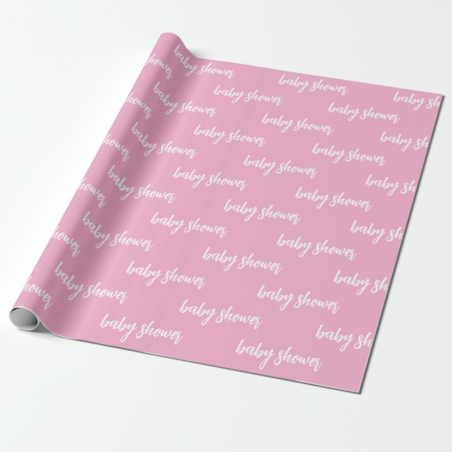 Sweet Little One Baby Shower Wrapping Paper (Unrolled)