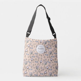 Sweet Little One Candy Theme Custom Name Crossbody Bag