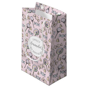 Sweet Little One Candy Theme First Birthday Favour Small Gift Bag