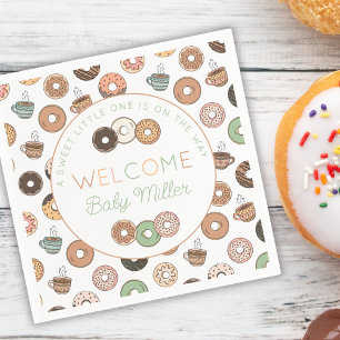Sweet Little One Donuts Baby Shower Personalized Napkin