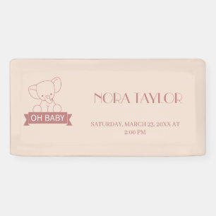 Sweet Little One on the Way Banner