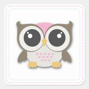 Sweet Little Owl   Stickers