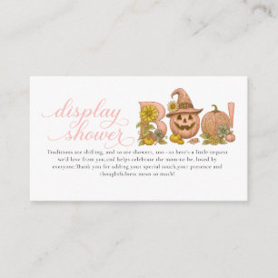 Sweet little patch pumpkin florals is on the way enclosure card