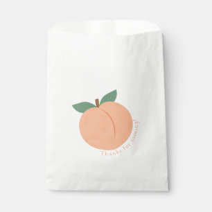 Sweet Little Peach Baby Shower Favour Bag