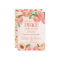 Sweet little peach baby shower Invitation