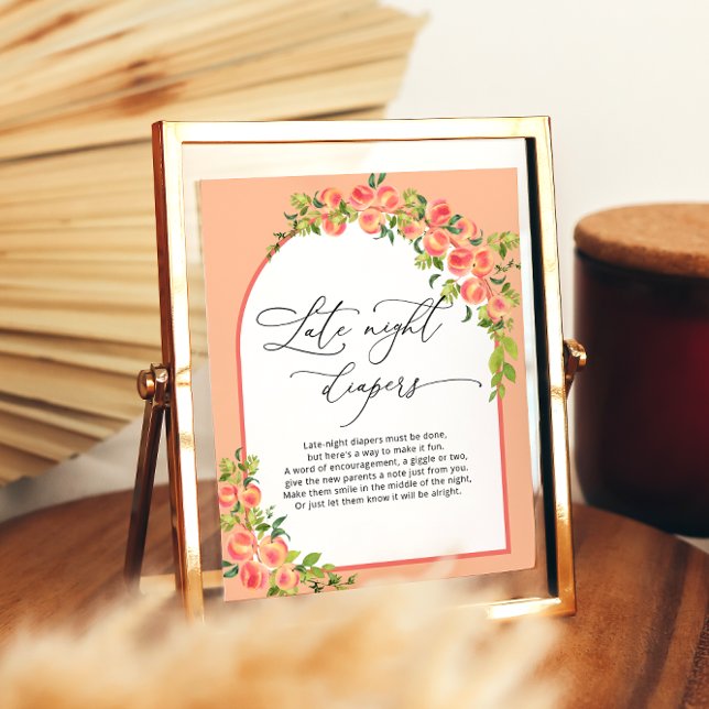 Sweet Little Peach Late Night Diapers Game Poster (Creator Uploaded)