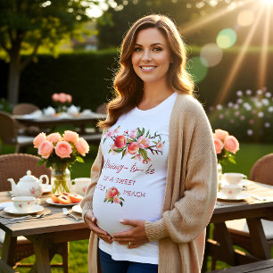 Sweet Little Peach Mummy T-Shirt