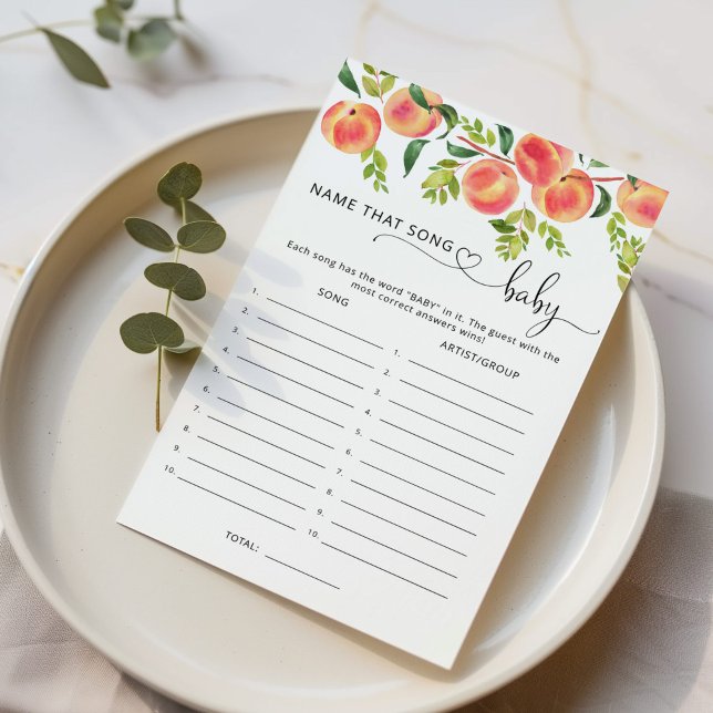 Sweet little peach name that song baby game (Creator Uploaded)