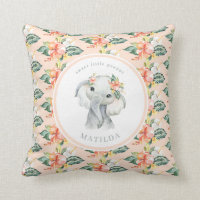 Sweet little peanut elephant floral baby