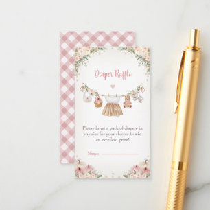 Sweet Little Pumpkin Autumn Baby Shower Enclosure Card