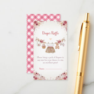Sweet Little Pumpkin Autumn Baby Shower Enclosure Card