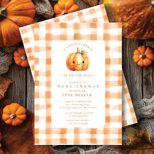 Sweet Little Pumpkin Baby Shower  Invitation