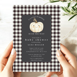 Sweet Little Pumpkin Baby Shower  Invitation