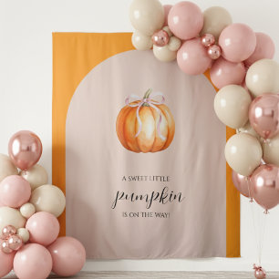 Sweet Little Pumpkin Girl Baby Shower Tapestry