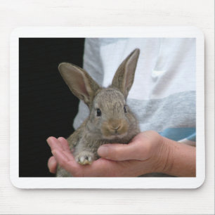 sweet little rabbit mouse pad