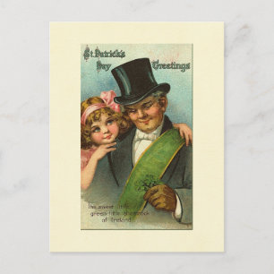 Sweet Little Shamrock St. Patrick's Postcard