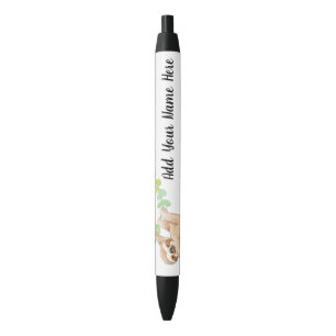 Sweet little Sloth Custom Name Ink pen