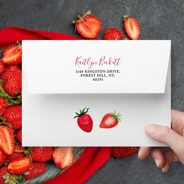 Sweet Little Strawberry Envelope (Creator Uploaded)