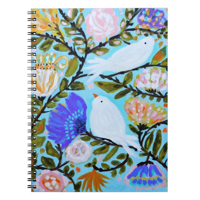 Sweet Love Birds II Notebook (Front)