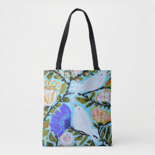 Sweet Love Birds II Tote Bag