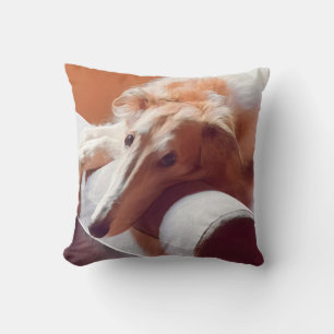 Sweet Love Borzoi Pillow