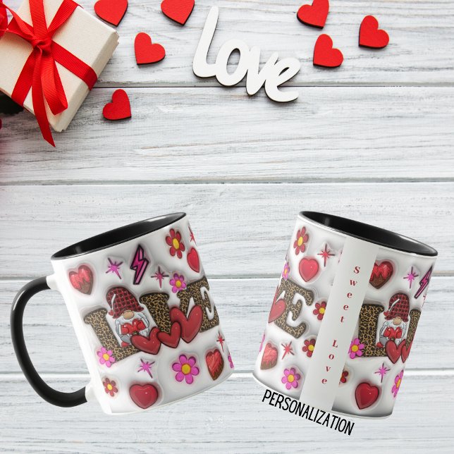 "Sweet Love" Ceramic Mug (Sweet Love Mug
Unleash a burst of cuteness and personality with this charming keychain!)