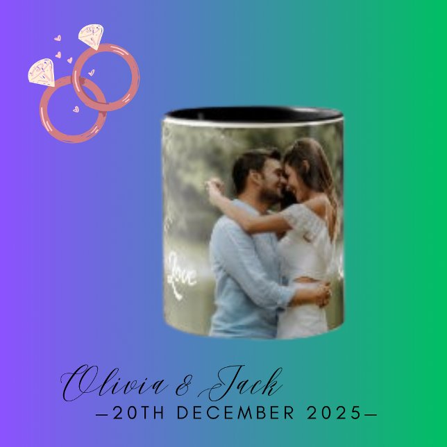 Sweet Love Couple Modern  Binds Coffee Mug (Creator Uploaded)