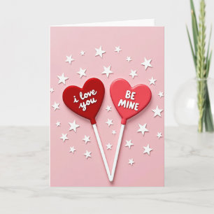 Sweet Love Hearts Valentine Card