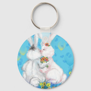 Sweet Love - Kiss - Hug Key Ring