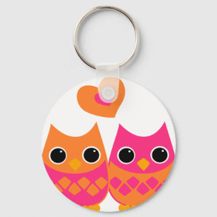 Sweet Love Owls Key Ring