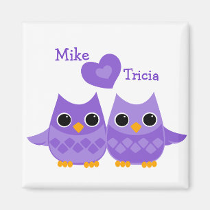 Sweet Love Owls Magnet