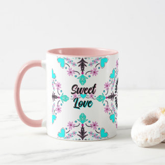Sweet Love Personalise loves name Mug