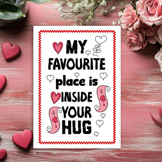 Sweet Love Quote Hand Drawn Valentine Card (Sweet Love Quote Hand Drawn Valentine Card)