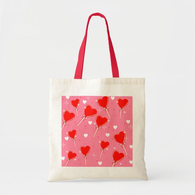 Sweet Love Tote-- Valentines Day Edition Tote Bag (Front)