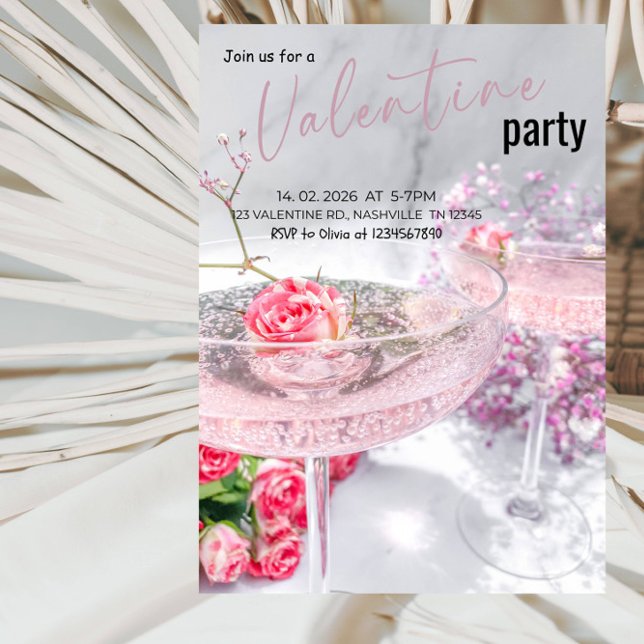 Sweet Love Valentine’s Day Party Invitation (Creator Uploaded)