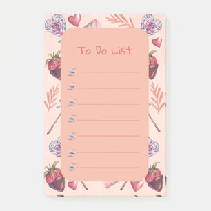 Sweet Love Valentine’s Day To Do List Post-it Post-it Notes