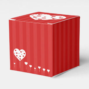 Sweet Lovely Romantic Hearts - Favour Box
