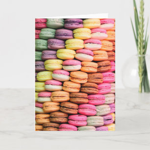 Sweet Macarons Happy Birthday Card