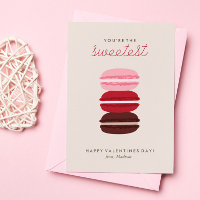 Sweet Macarons Kids Classroom Valentine