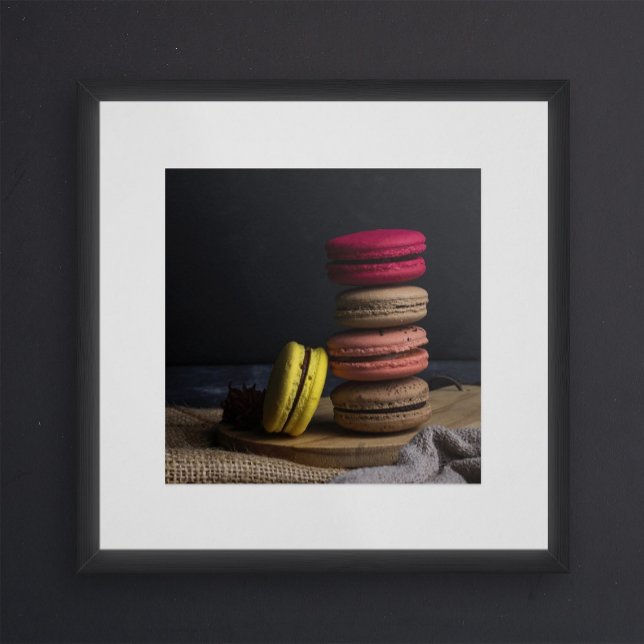 Sweet Macarons kitchen Poster Macarons Red Yellow (Creator Uploaded)