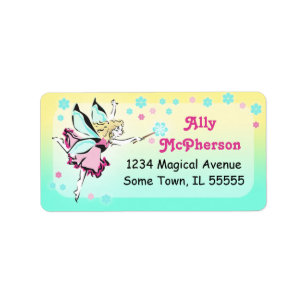 Sweet Magical Fairy Address Label