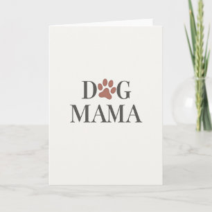 Sweet Mamas Day Paw Print Card