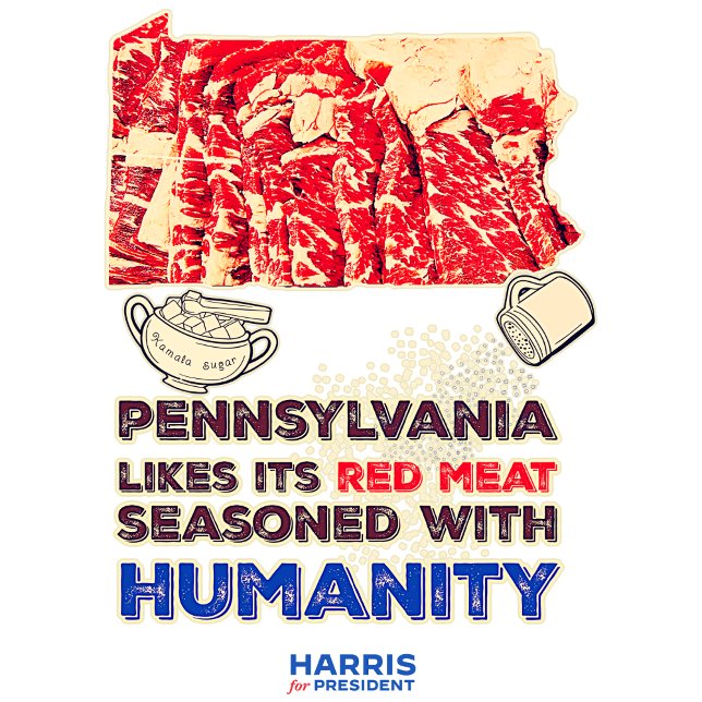 Sweet Meat: Pennsylvania for Harris T-Shirt (Creator Uploaded)