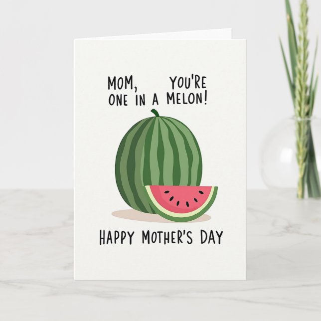 Sweet Melon Mothers Day Card (Front)