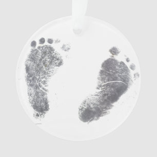 Sweet Memories Baby Foot Prints Ornament