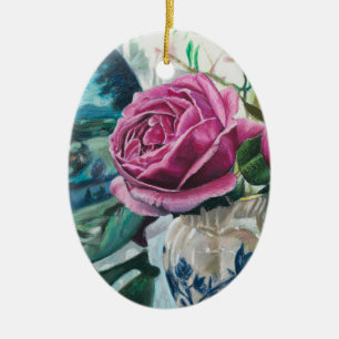 Sweet Memories Bathed in Morning Light - Ceramic Ornament